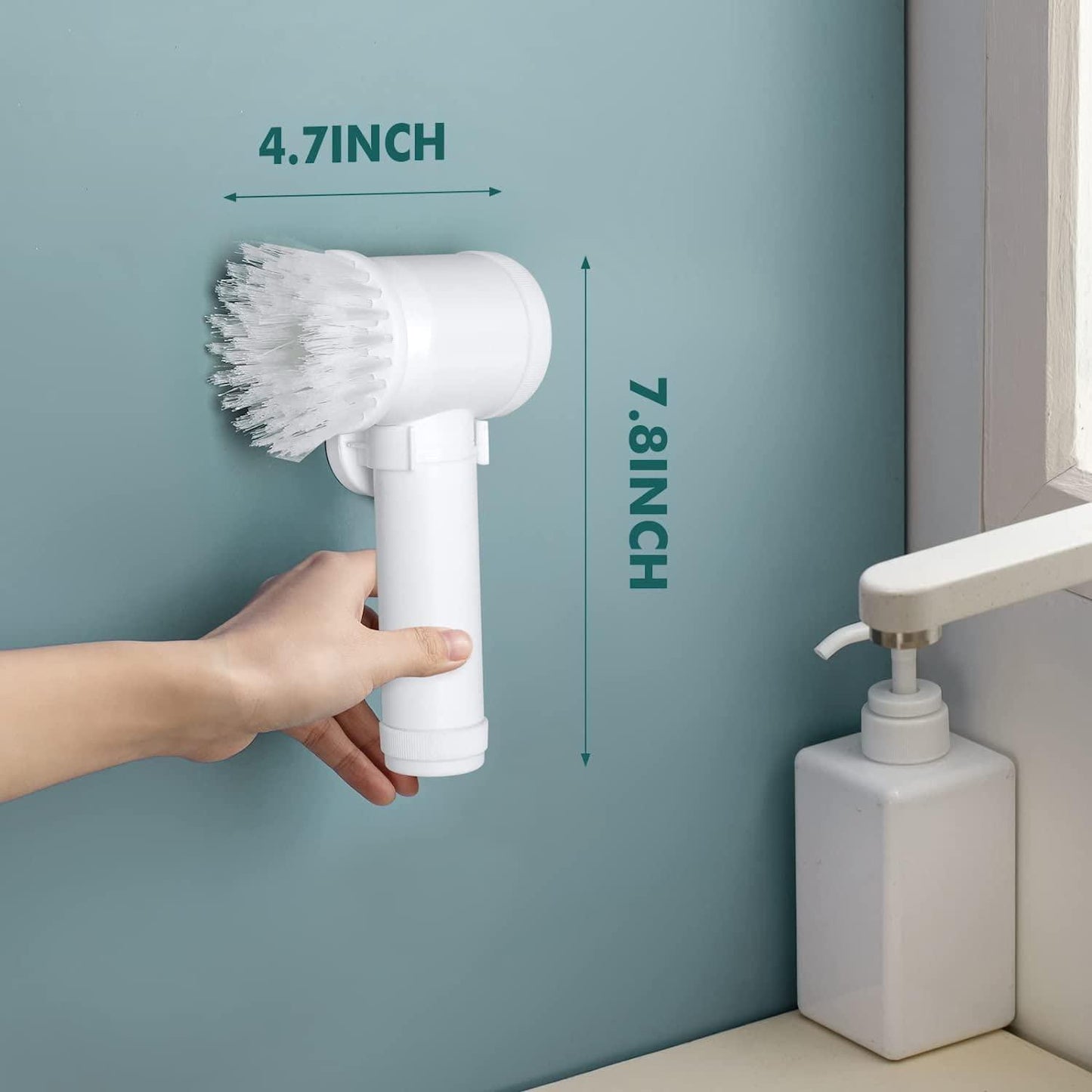 5 in 1 Handheld Cleaning Brush Scrubber (With 3 FREE Scrubs)