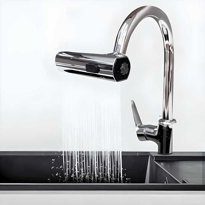 HydroFlex™ 3-in-1 Smart Touch Kitchen Faucet