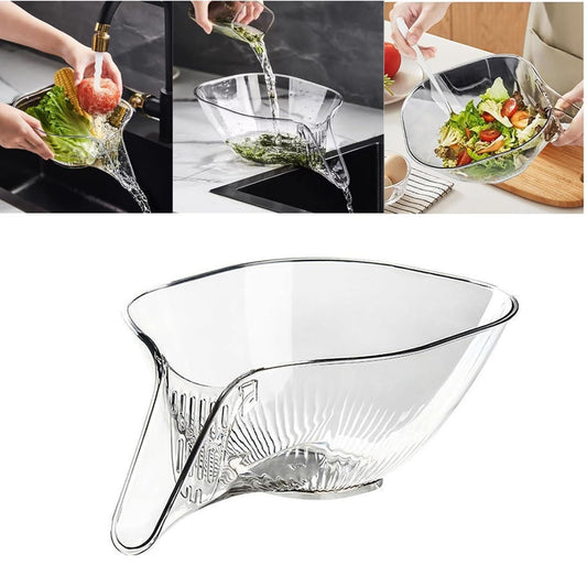 Multi-Functional Drain & Serve Bowl – Sleek, Smart & Mess-Free!