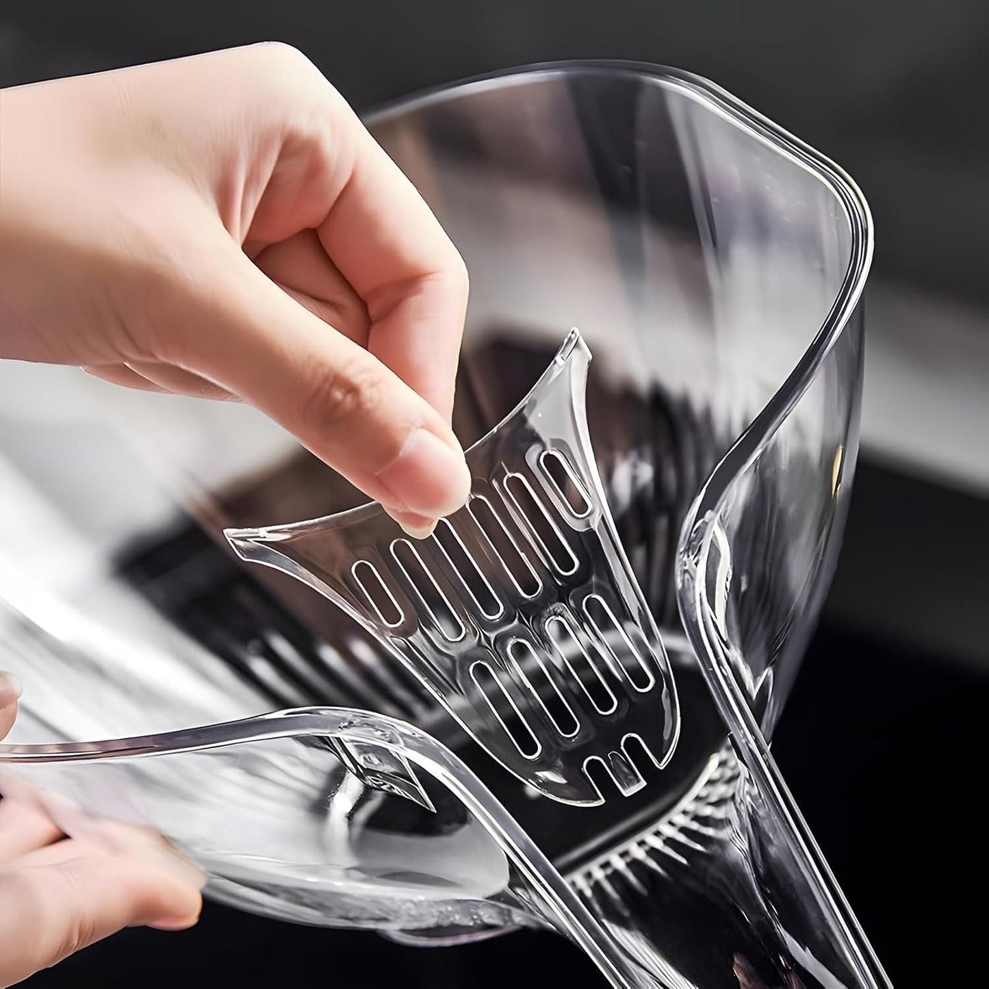 Multi-Functional Drain & Serve Bowl – Sleek, Smart & Mess-Free!