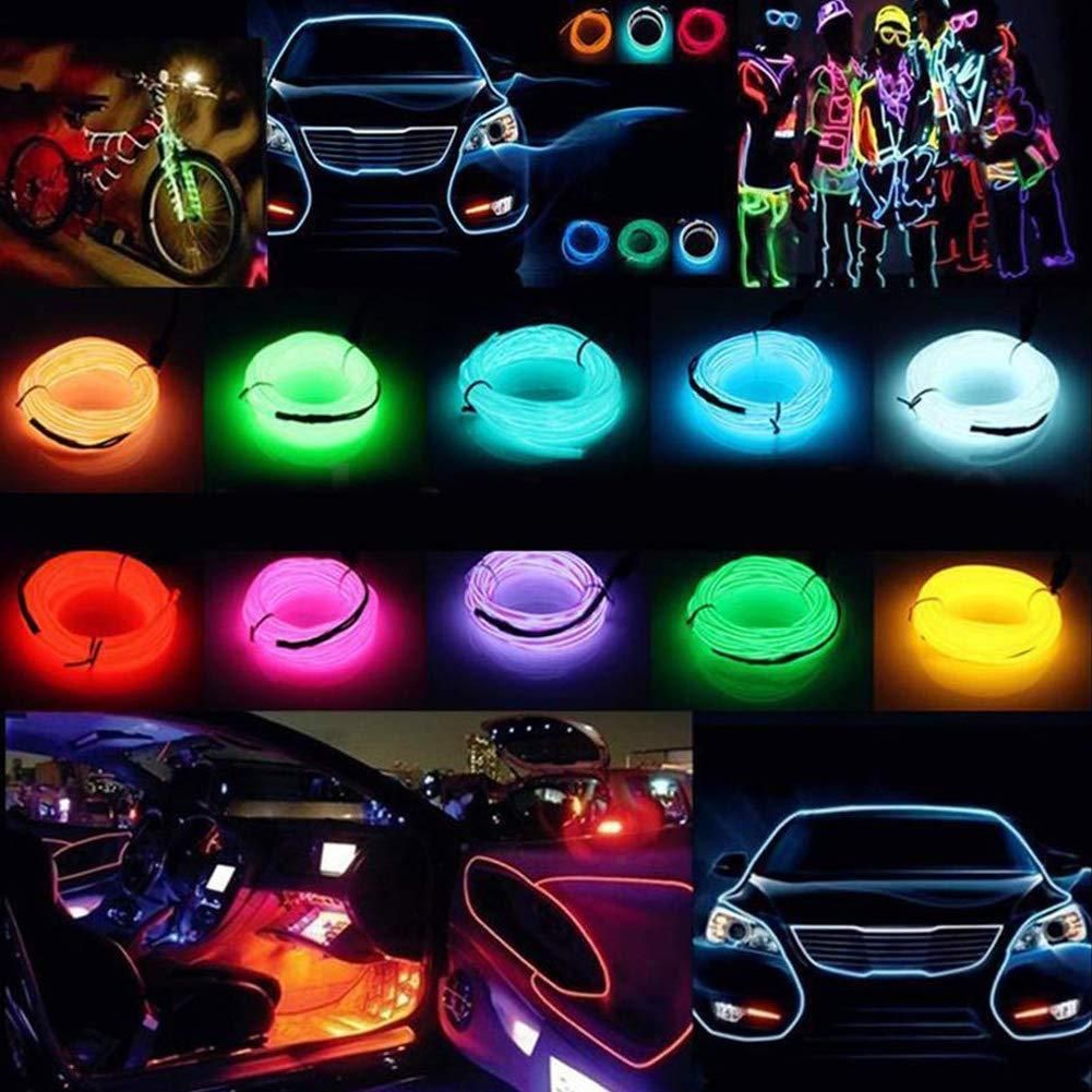 GlowDrive™ Ambient Neon LED Strip – 5M Car Interior Light Kit (USB + Fuse Protection)