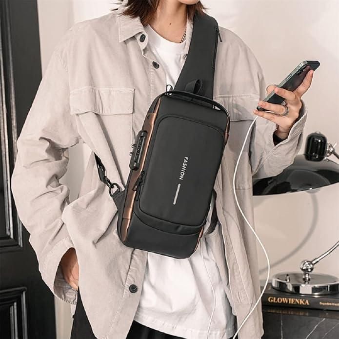UrbanGuard™ Anti-Theft Sling Bag (For Men & Women)