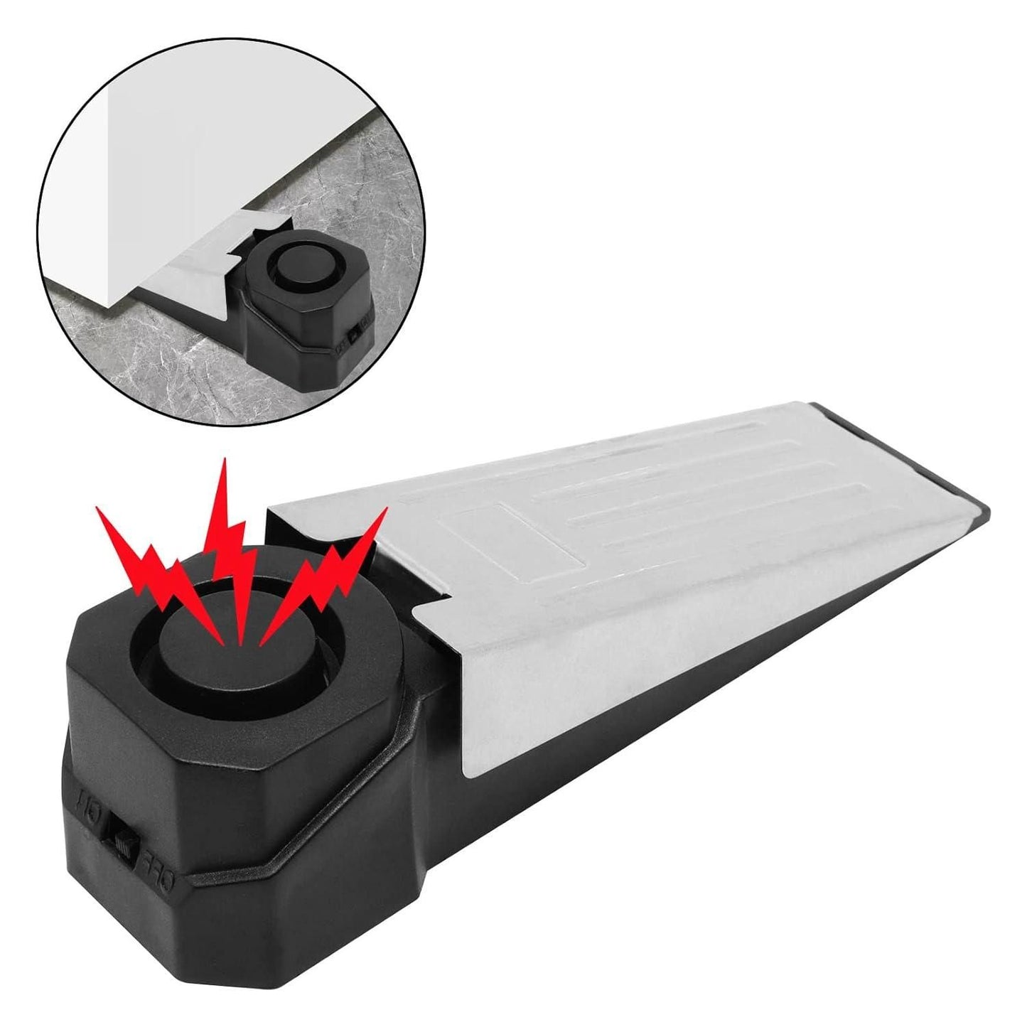 SafeGuard™ Door Stop Alarm – 2-in-1 Security & Door Jammer