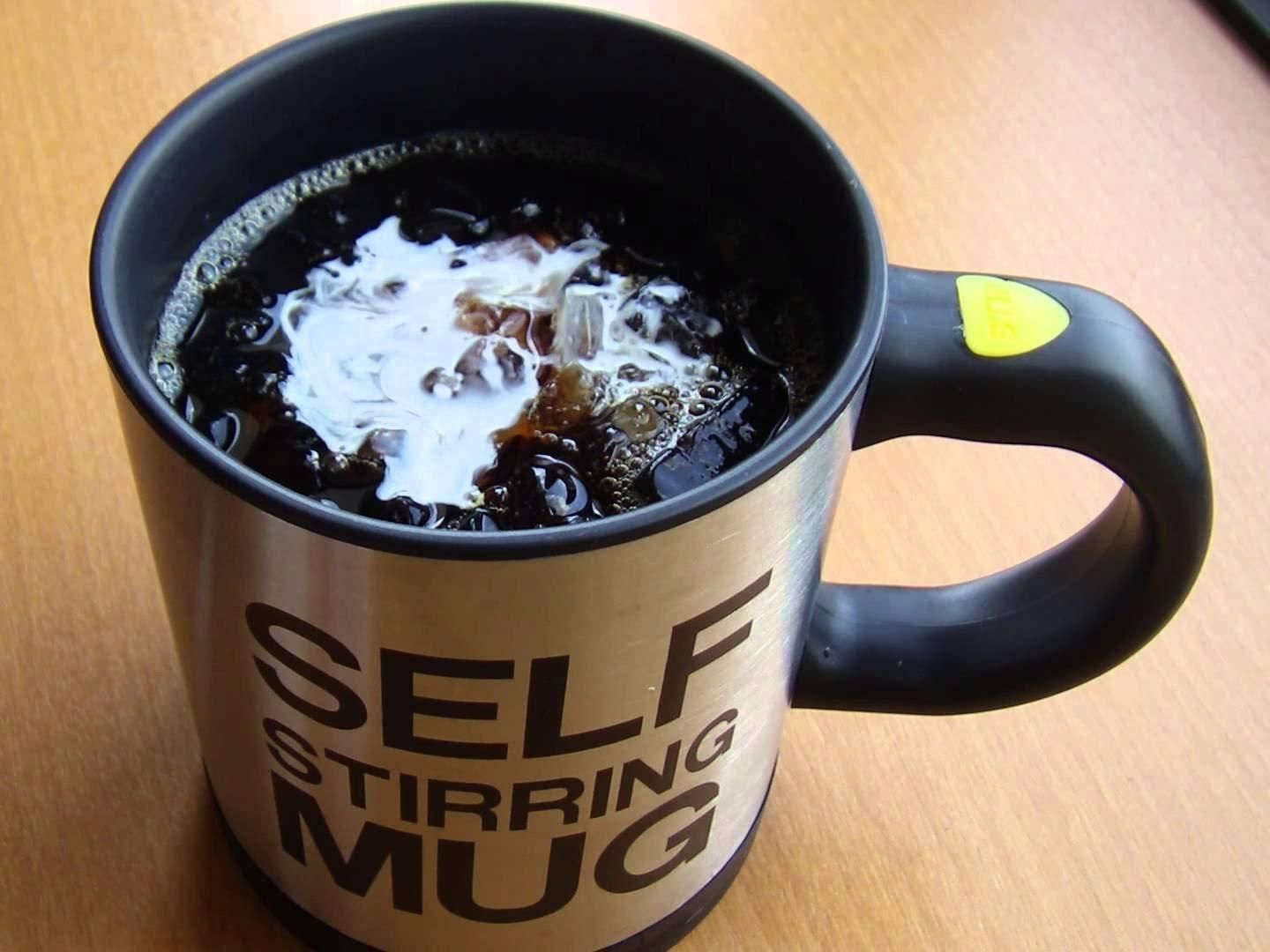 TurboMix™ Self-Stirring Mug – The Mug That Mixes Itself!