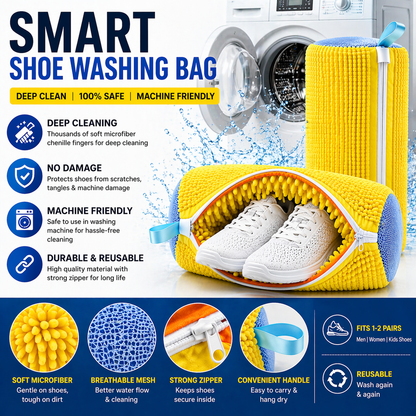 Premium Shoe Cleaning Bag for Washing Machine - Reusable & Durable